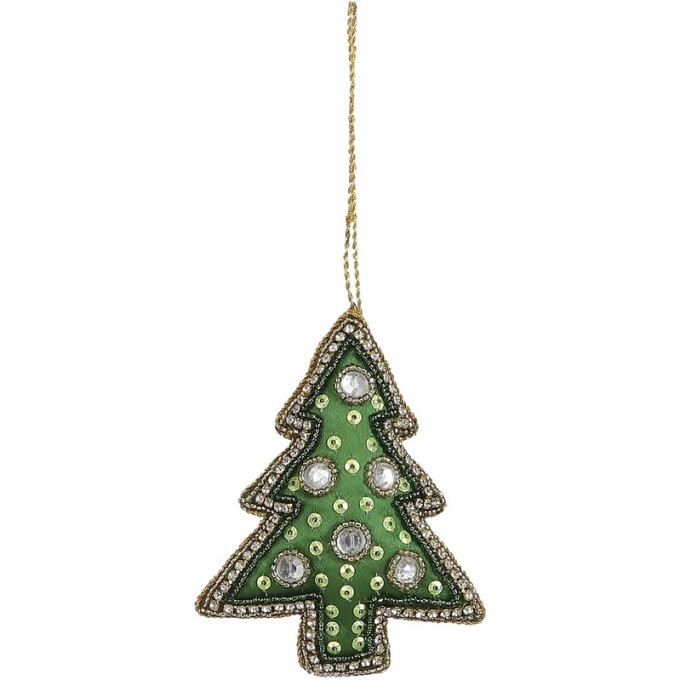 Подвеска ёлочка HOUSE OF SEASONS, зеленая, 10*9*2 см 85739